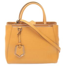 Fendi-Fendi Petite 2JOURS Handbag-Yellow