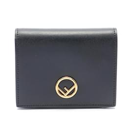 Fendi-Portefeuille bi-fold Fendi F IS-Noir