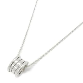 Bulgari-Bvlgari B-zero1 Necklace in White Gold-Silvery