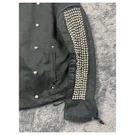 Autre Marque-Andrew Mackenzie Early 00s Studded Black Jacket.-Black
