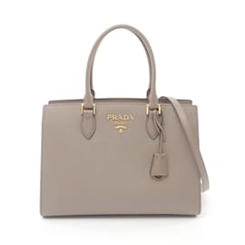 Prada-Prada Saffiano Leather Handbag-Black