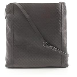 Bottega Veneta-Bottega Veneta Intrecciato Shoulder Bag-Brown