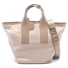 Bolsa Tote Furla Piuma L Rosa Bege