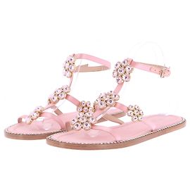 Giambattista Valli sandals T.EU 39 Leather Pink