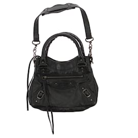 Balenciaga-BALENCIAGA Sacs à main T. Cuir-Noir