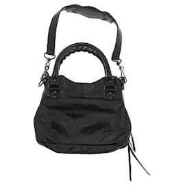 Balenciaga-BALENCIAGA Sacs à main T. Cuir-Noir