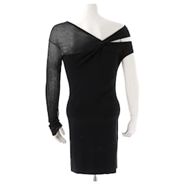 Helmut Lang-HELMUT LANG  Dresses T.International S Polyester-Black