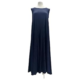 Pleats Please-PLISSEZ S'IL VOUS PLAÎT Robes T.0-5 3 Polyester-Bleu Marine