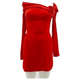 Autre Marque MIRAE Kleider T.FR 36 Viskose Rot