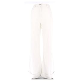 Gucci-GUCCI Jeans T.US 24 Coton-Blanc