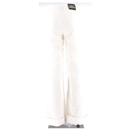 Gucci-GUCCI Jeans T.US 24 Coton-Blanc