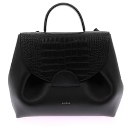 Polène-POLENE Handbags T. Leather-Black