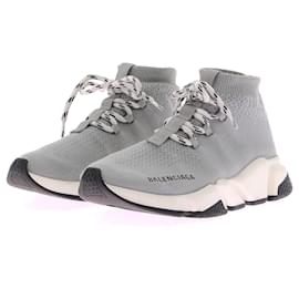 Balenciaga-BALENCIAGA Baskets T.EU 35 Tissu-Gris