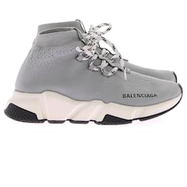 Balenciaga-BALENCIAGA Baskets T.EU 35 Tissu-Gris