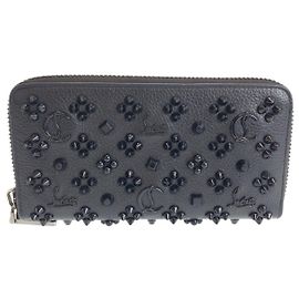 Christian Louboutin Leather Pantone Long Wallet Black