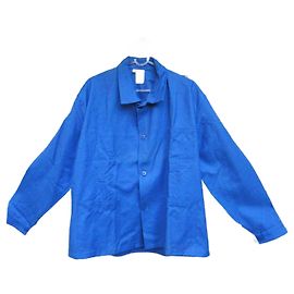 Autre Marque Blaue Arbeitsjacke aus Baumwolle Größe 58 Blau