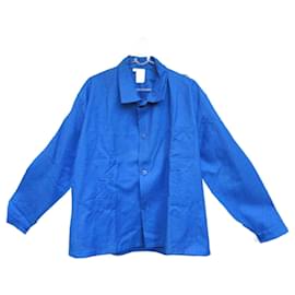 Autre Marque Blue Cotton Work Jacket Size 58 Blue