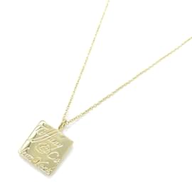 Tiffany & Co-Tiffany & Co. Notes Square Necklace-Golden