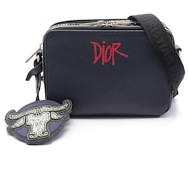 Christian Dior-Christian Dior Dior x Shawn Stussy Shoulder Bag-Navy blue