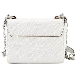Louis Vuitton-Louis Vuitton Epi Twist MINI Chain Shoulder Bag-White