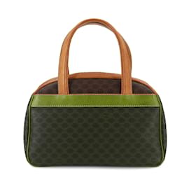 Céline-Celine Macadam Pattern Handbag-Brown