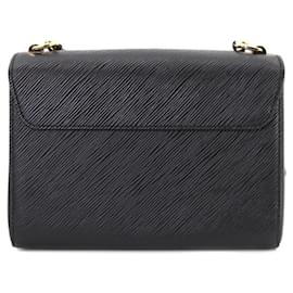 Louis Vuitton-Louis Vuitton Epi Twist MM Chain Shoulder Bag-Black