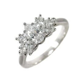 Anello in diamante a forma di pera Harry Winston Argento