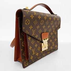 Louis Vuitton-Louis Vuitton Monogram Monceau Shoulder Bag-Brown