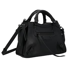 Balenciaga-Balenciaga Neo Classic City Xs Leather Handbag Black-Black