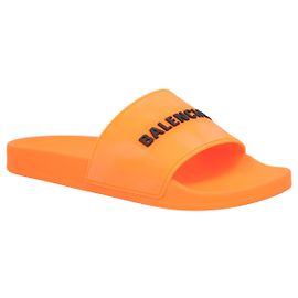 Balenciaga Men's Pool Slide Sandal Orange Orange