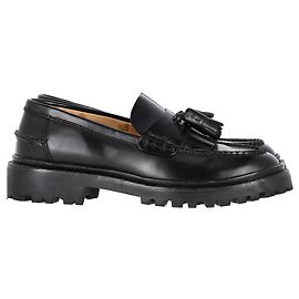 Mocassins à détail de frange Isabel Marant Frezza 20 mm en cuir noir Noir