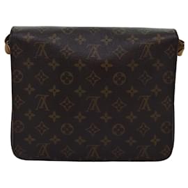 Louis Vuitton-Louis Vuitton Monogram Cartouchiere Gm Shoulder Bag-Brown