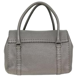 Fendi-Sac à main Fendi Selleria-Argenté,Métallisé