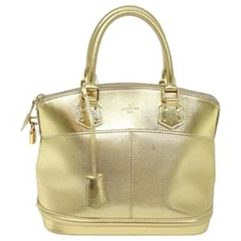 Louis Vuitton-Louis Vuitton Lockit Handbag-Golden,Metallic