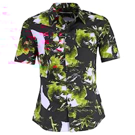 Givenchy-Givenchy  Short-Sleeved Cockfight Print Shirt in Multicolor Cotton-Multiple colors,Other