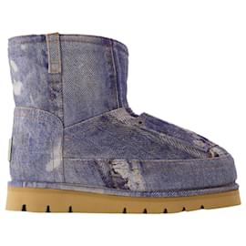 Ankle Boots - Acne Studios - Leather - Blue Blue