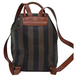 Fendi-Fendi Pequin Backpack-Brown