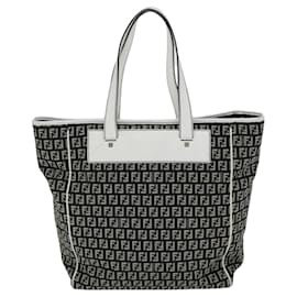 Fendi-Fendi Zucchino Tote-Black