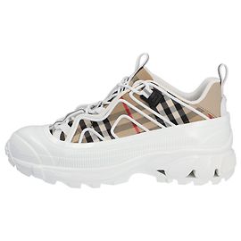 Tênis Arthur Burberry em xadrez branco Branco