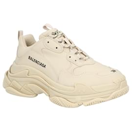 Balenciaga-Balenciaga Triple S Beige-Brown,Beige