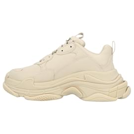 Balenciaga-Balenciaga Triple S Beige-Brown,Beige