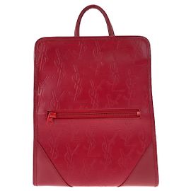 Yves Saint Laurent Vintage Red Leather Backpack Red