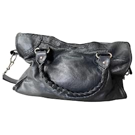 Balenciaga-Balenciaga City Bag-Navy blue