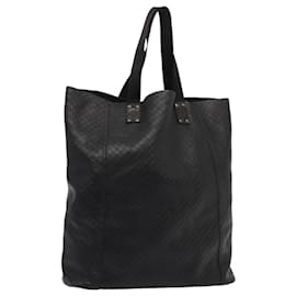 Autre Marque-Sac à main en cuir noir INTRECCIATO de BOTTEGA VENETA Auth ep5007-Noir