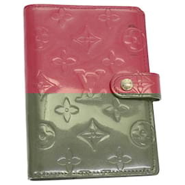 Louis Vuitton-LOUIS VUITTON Vernis Agenda PM Day Planner Cover Fran Boise R2101F Auth hk1524-Other