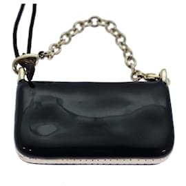 Fendi-FENDI Mamma Baguette Motif Charm Black Auth ki4706-Black
