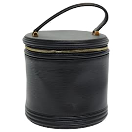 Louis Vuitton-LOUIS VUITTON Epi Cannes Hand Bag Black M48032 LV Auth ep5060-Black