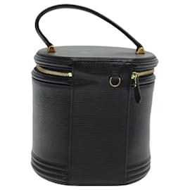 Louis Vuitton-LOUIS VUITTON Epi Cannes Hand Bag Black M48032 LV Auth ep5060-Black