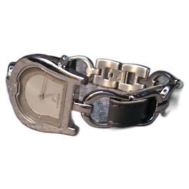 Relógio de quartzo Aigner Perugia, ref A07200 Swiss Made Prata Branco Cinza