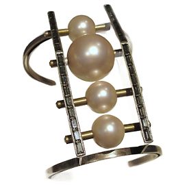 Pulsera de perlas Lanvin Hardware de plata